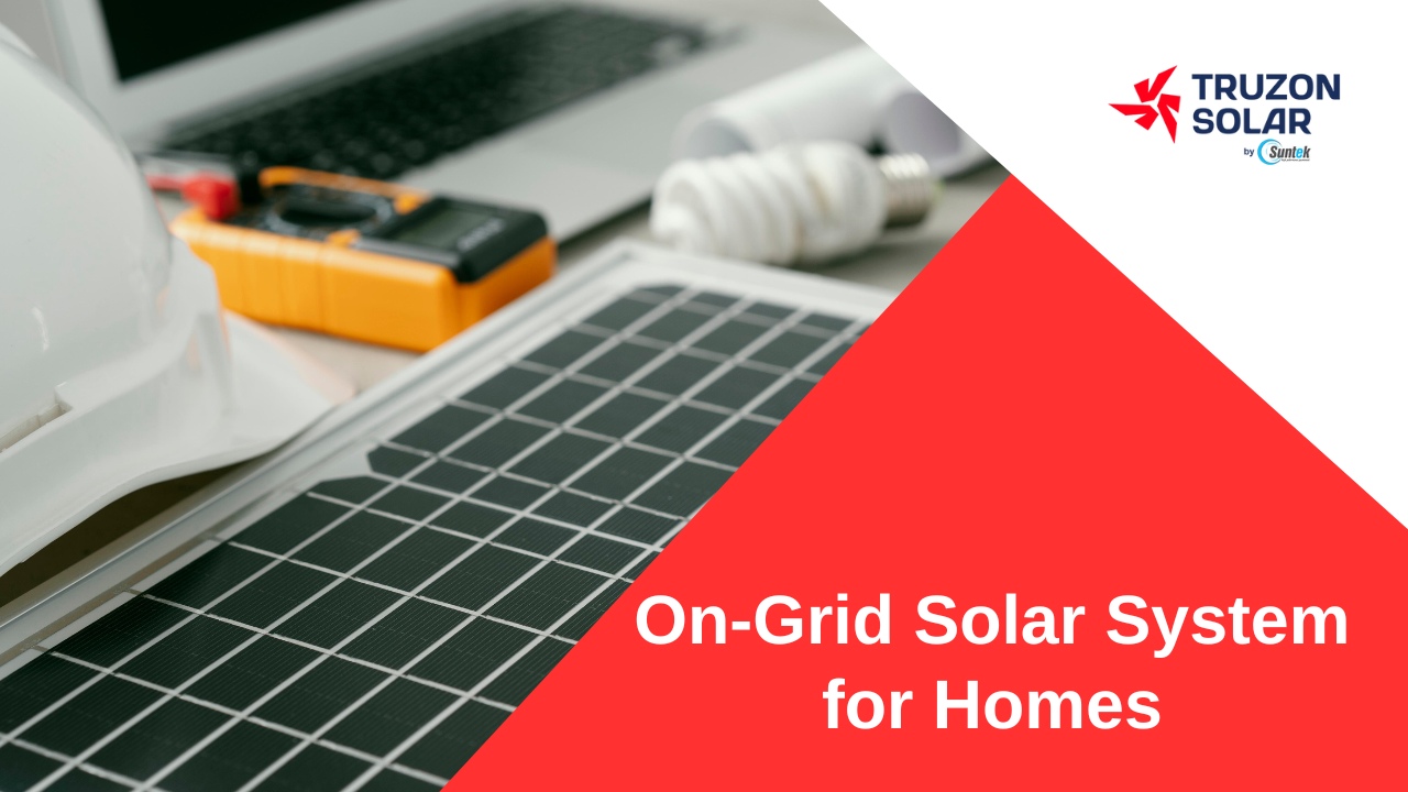 On Grid Solar System for Homes